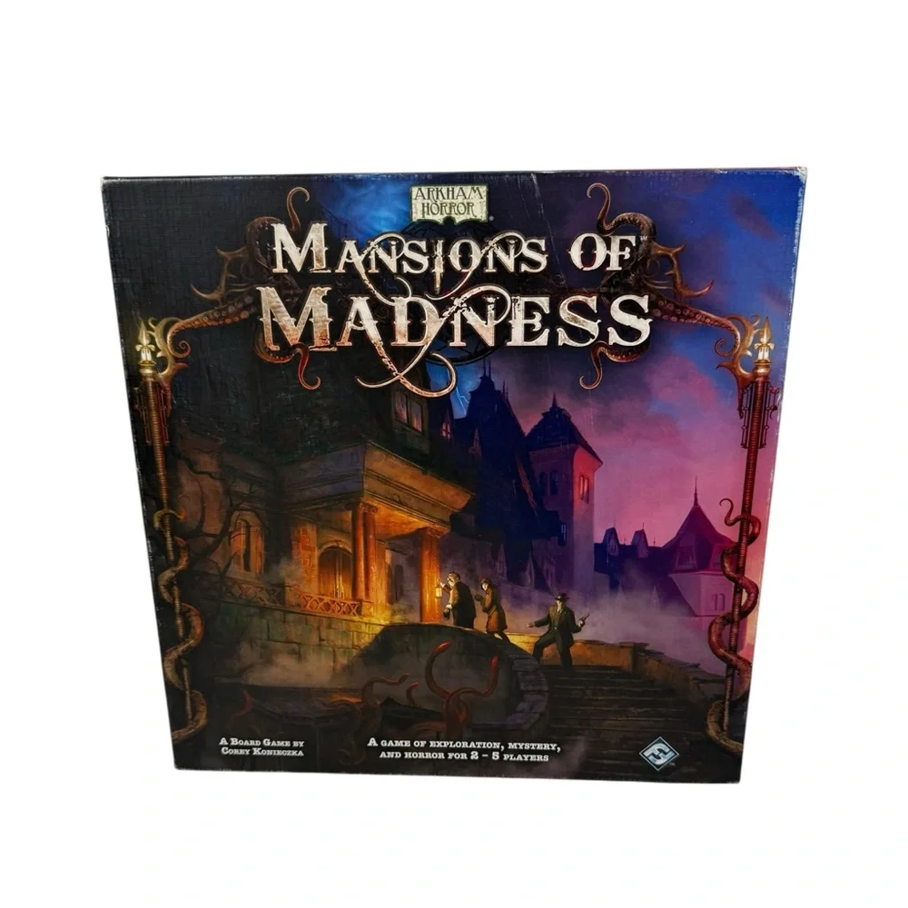 Mansions of Madness Board Game 1st Edition Arkham Horror Rare New Open Box